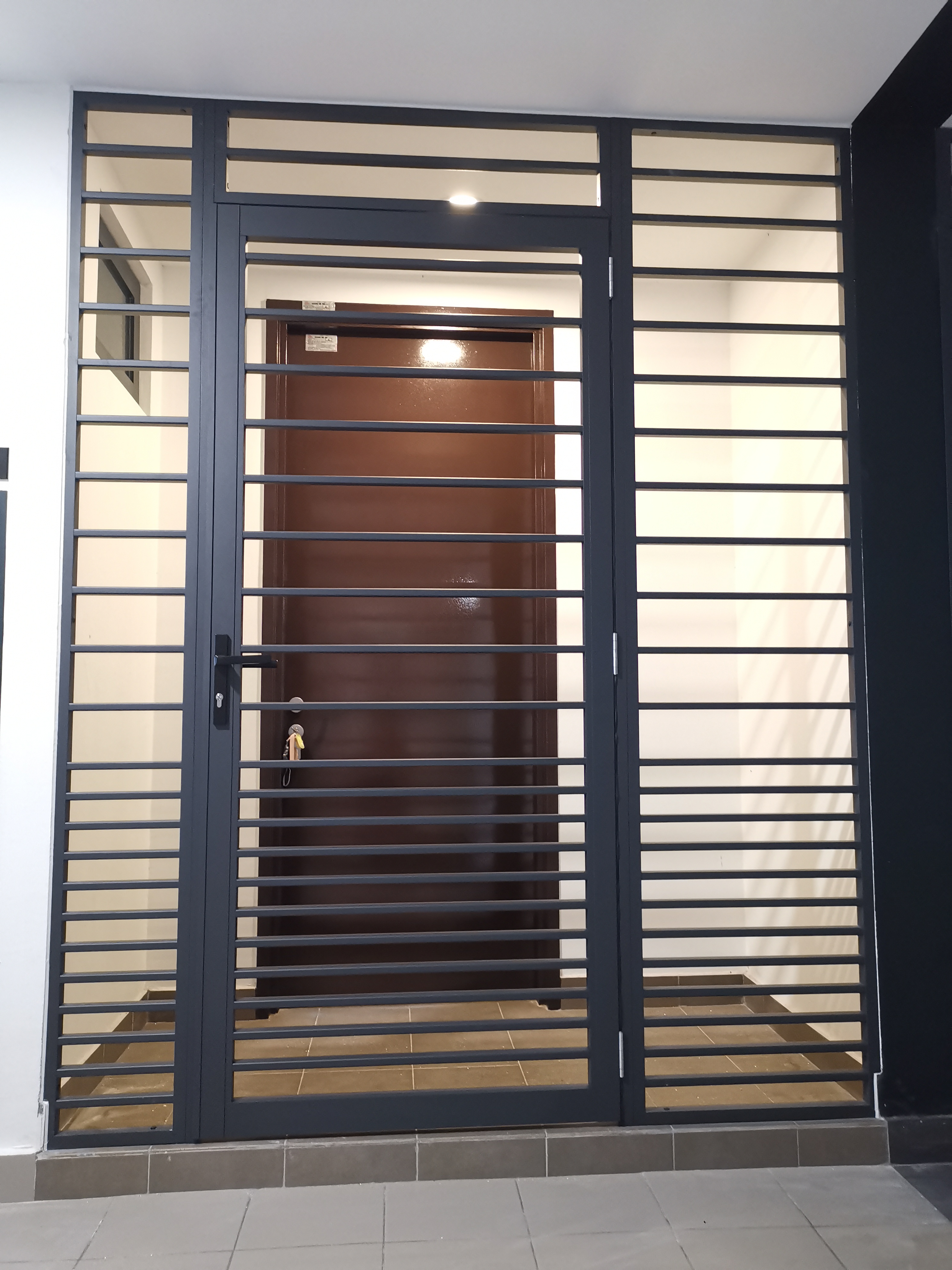 Aluminium Grille renovation by GLT Management